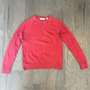 Original Penguin Red Cashmere Blend Sweater Size Medium